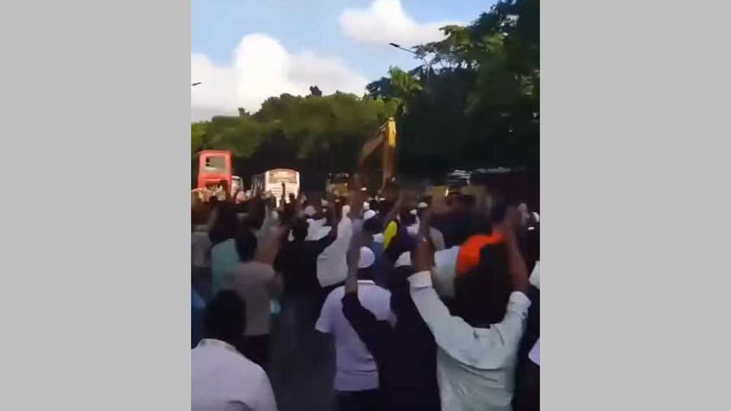 রাজধানীর কয়েক জায়গায় আওয়ামী লীগের মিছিল