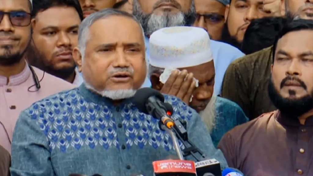 দলীয় ব্যক্তিদের সরিয়ে দিন, নইলে মুখোশ খুলে দেব: সরকারকে জামায়াতের তাহের
